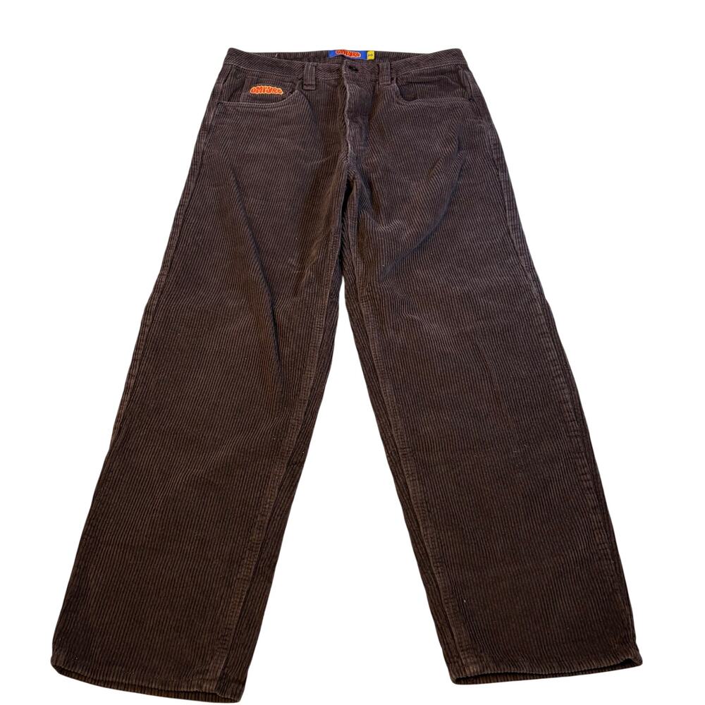 Empyre Mens Relax brown corduroy skater straight leg pants. Size 30. Y2K, retro